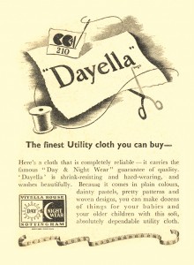 Cloth advert