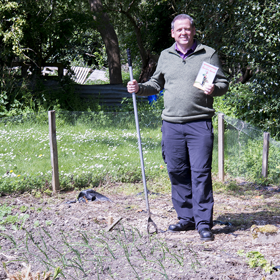 Having a go at growing vegetables with the help of the Allotment and Garden Guide